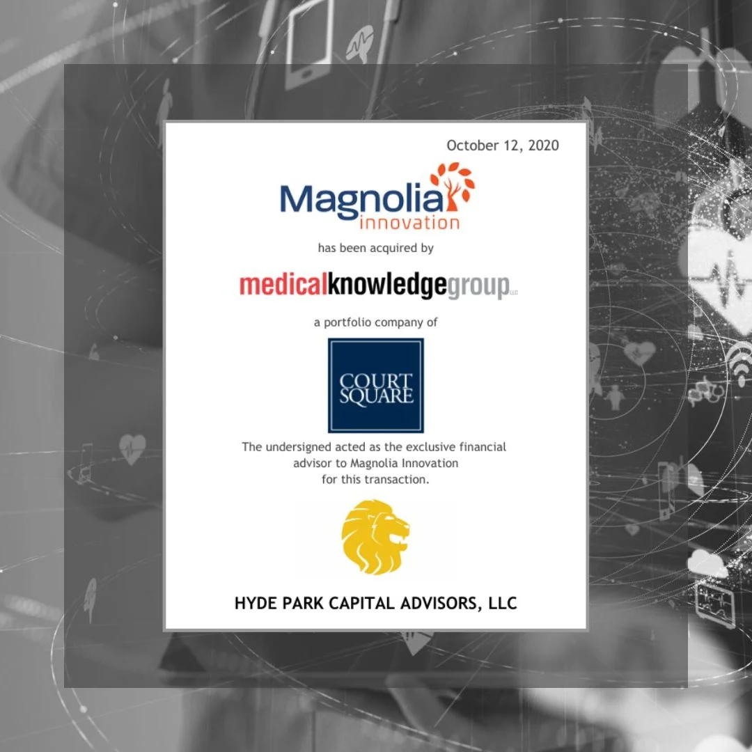 Magnolia Innovation acquisition announcement.