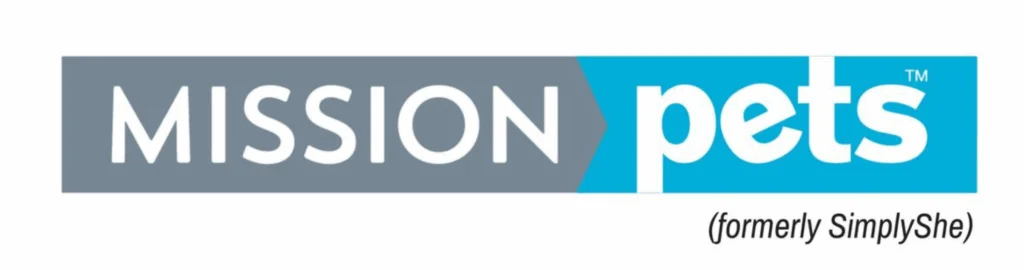 Mission Pets logo, formerly SimplyShe.