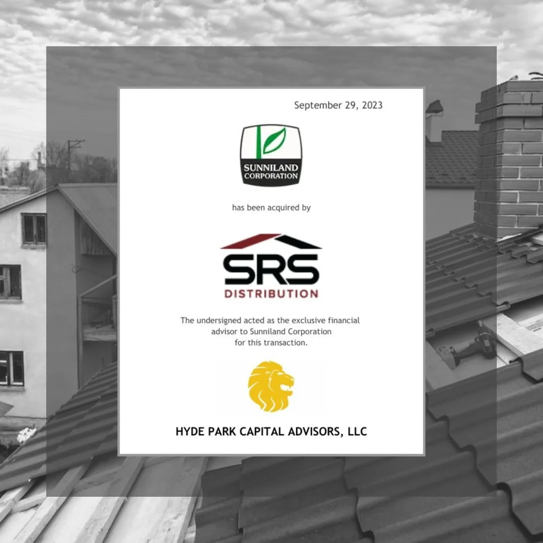 Acquisition notice: Sunniland and SRS Distribution