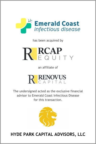 Acquisition announcement of Emerald Coast Disease.