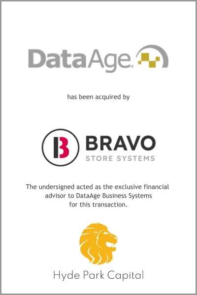 Bravo acquires DataAge, Hyde Park advises.