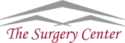 The Surgery Center logo with gray mountains in the back and red writing, in relation to a M&A transaction, entering into a strategic partnership with Sugery Partners