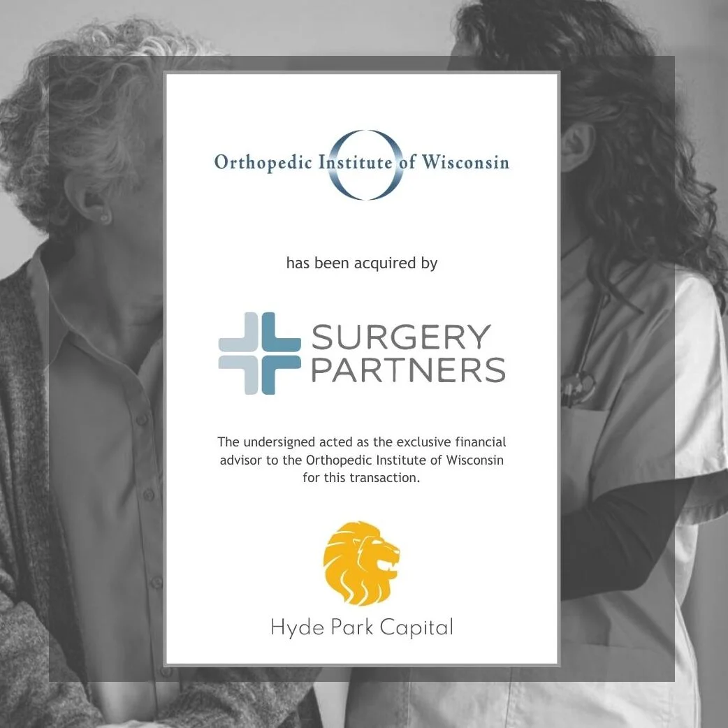 Orthopedic Institute acquisition announcement.