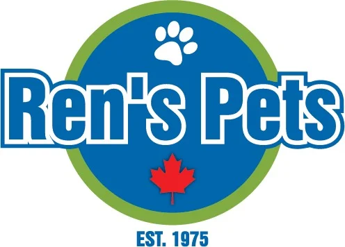Ren's Pets logo, established 1975.
