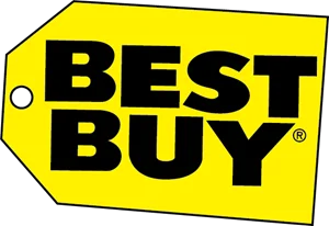 Best Buy logo on yellow tag.