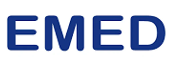 EMED logo in blue text.