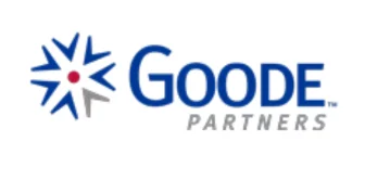 Goode Partners logo with star design.