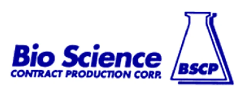 Bio Science logo with lab flask icon.
