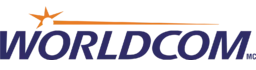 Worldcom logo with an orange star.