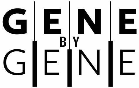 Gene by Gene logo in black and white