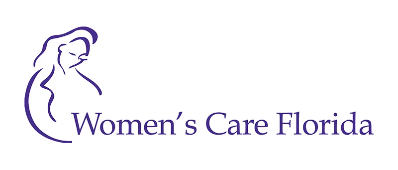 Logo: Women's Care Florida with silhouette.