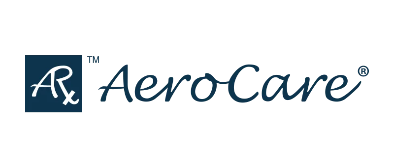 Logo reading AeroCare.