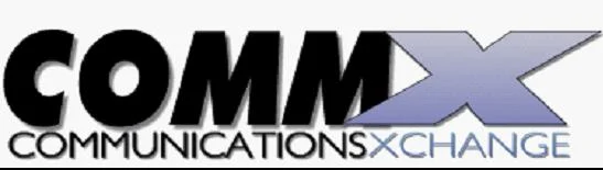 Logo: COMMX, Communications Xchange.