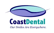CoastDental logo with slogan.