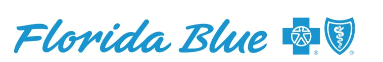 Florida Blue logo with blue cross and shield.