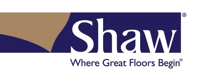 Shaw Floors logo with tagline.