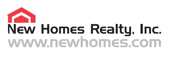 Logo: New Homes Realty, Inc. with website URL.