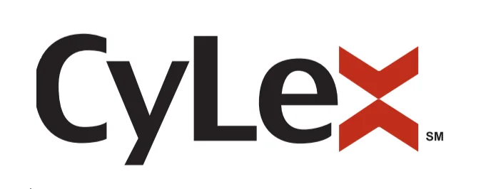 Cylex logo text with red X.