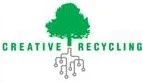 Creative Recycling logo: tree with circuit roots.