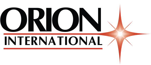 Orion International logo with star.