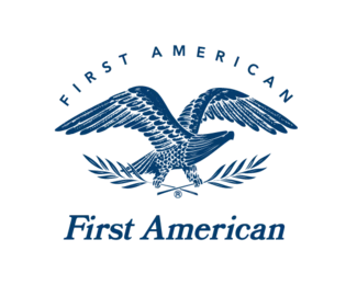 First American blue eagle logo.