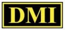 DMI logo in yellow and black.