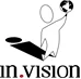 Abstract figure with globe, text in.vision.