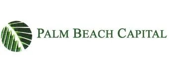 Palm Beach Capital logo with leaf design.