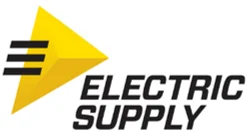 Yellow triangle, ELECTRIC SUPPLY text logo.