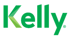 Kelly logo in green letters.