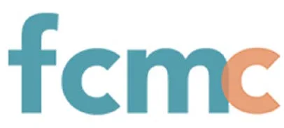 FCMC logo in teal and orange.
