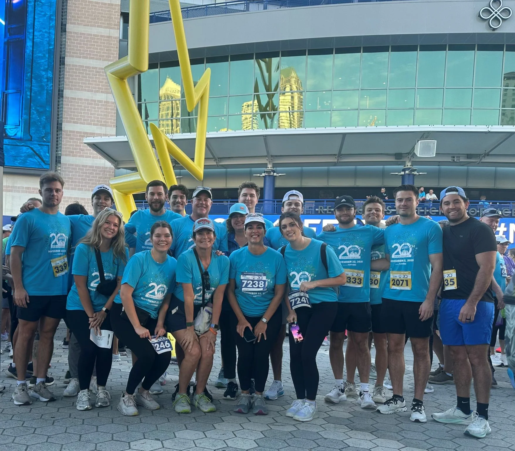 Miles for Moffitt team pic