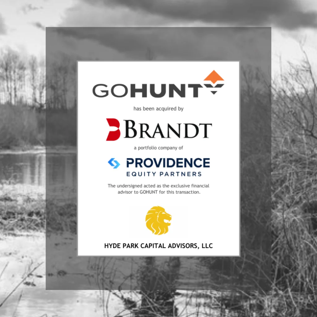 GoHunt in its sale to Brandt Information systems, a portfolio company of Providence Equity Partners