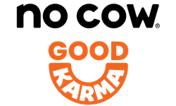 No Cow and Good Karma Foods logos