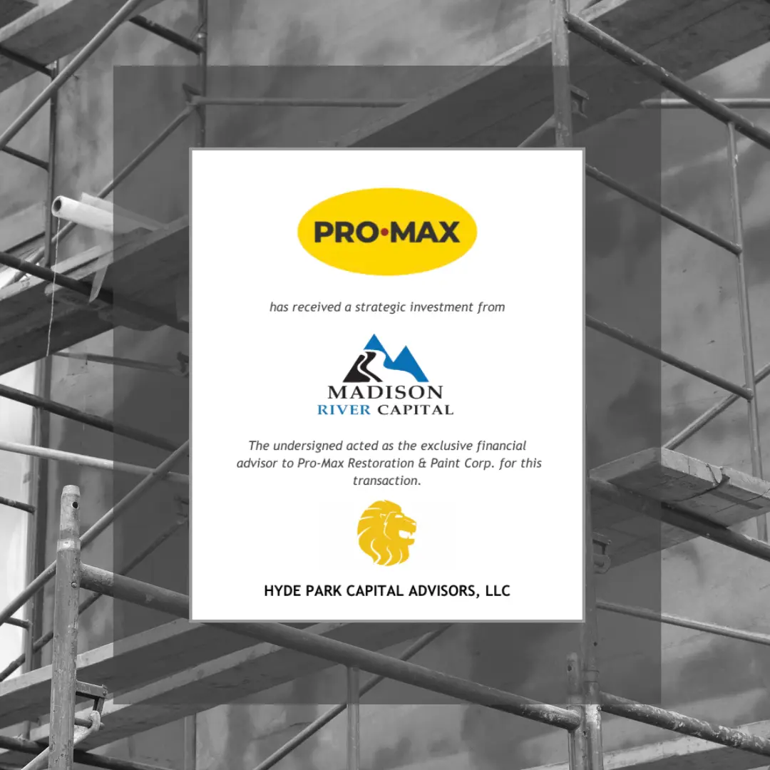 Promax Deal Tombstone