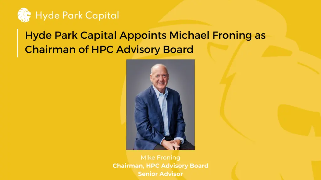 Mike Froning - Chairman of the Advisory Board