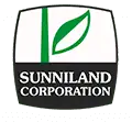 Sunniland Corporation logo with green leaf.