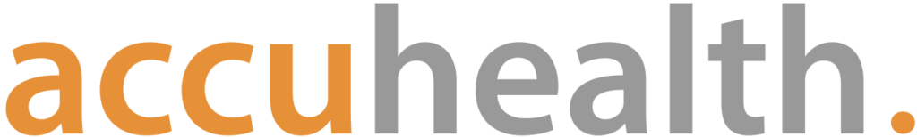 Accuhealth logo.