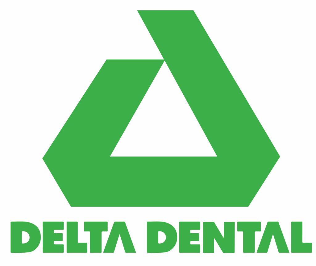 Delta Dental logo in green.