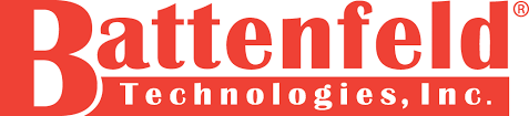 Red and white logo displaying “Battenfeld Technologies, Inc.” in a rectangular banner.