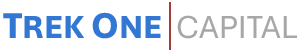 Trek One Capital logo in blue and gray text